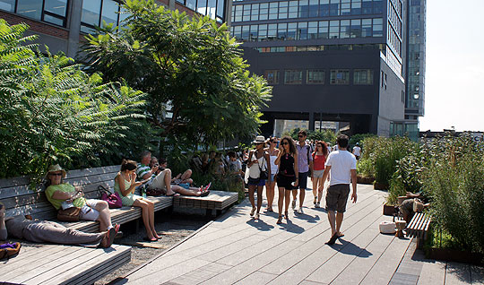 Relax with a good book or get a tan at the High Line
