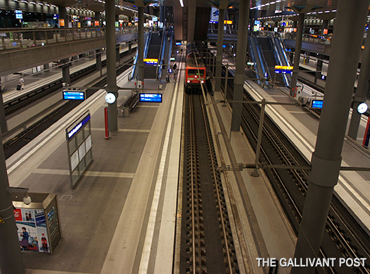 n Hauptbahnhof- it's so big it's easy to get lost in it