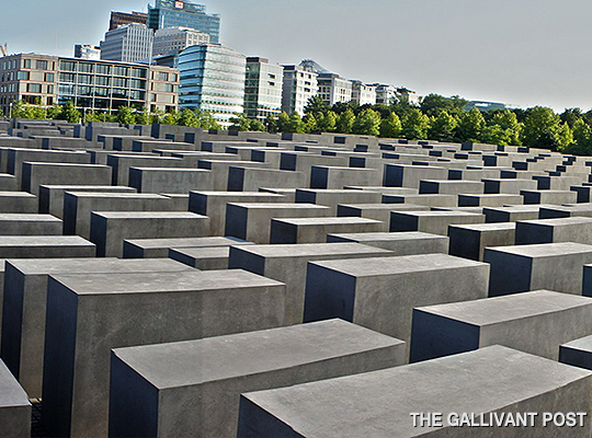 The Holocaust Memorial- a tribute to the Jews who died 