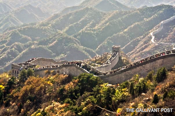 Conquering the Great Wall of China in Beijing.
