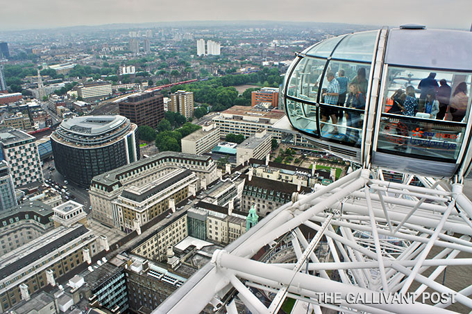 View from the top of the London Eye