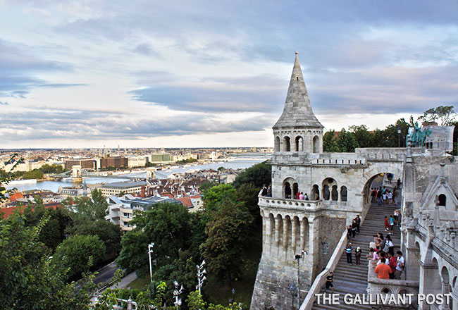 Catch spectacular views of the Danube from the Fisherman's Bastion