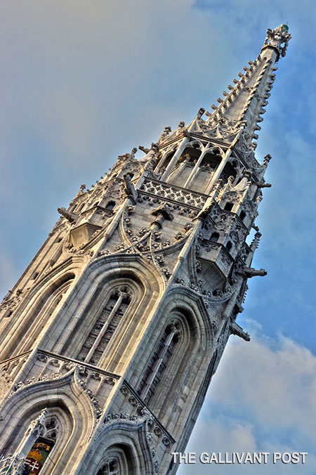Check out the intricate carvings of neo-Gothic style