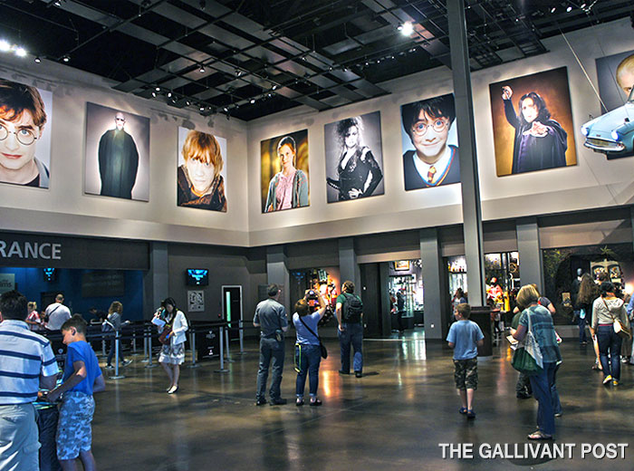 Lobby of Warner Brothers Studio Tour
