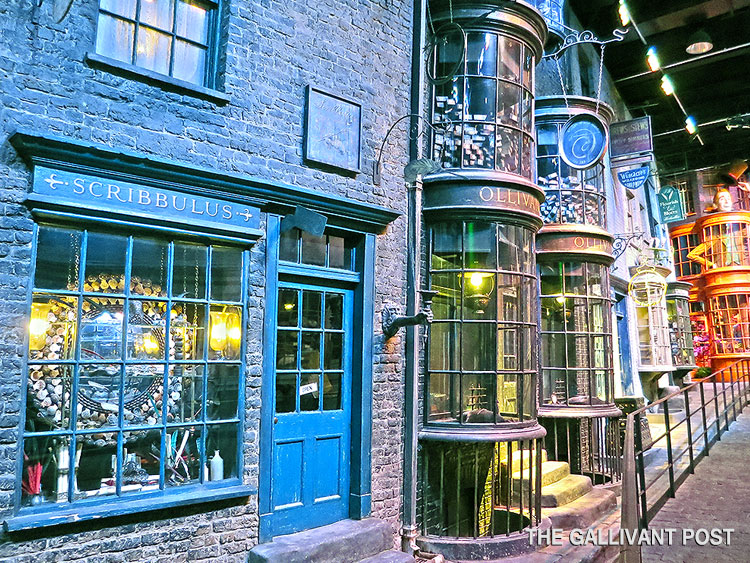 Diagon Alley at the Harry Potter Studio Tour.