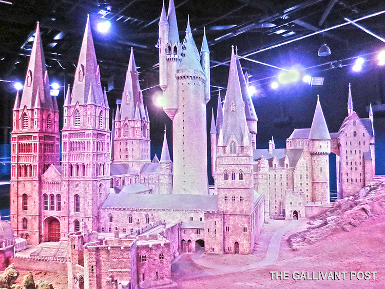 Miniature Hogwarts in the Harry Potter Studio Tour.