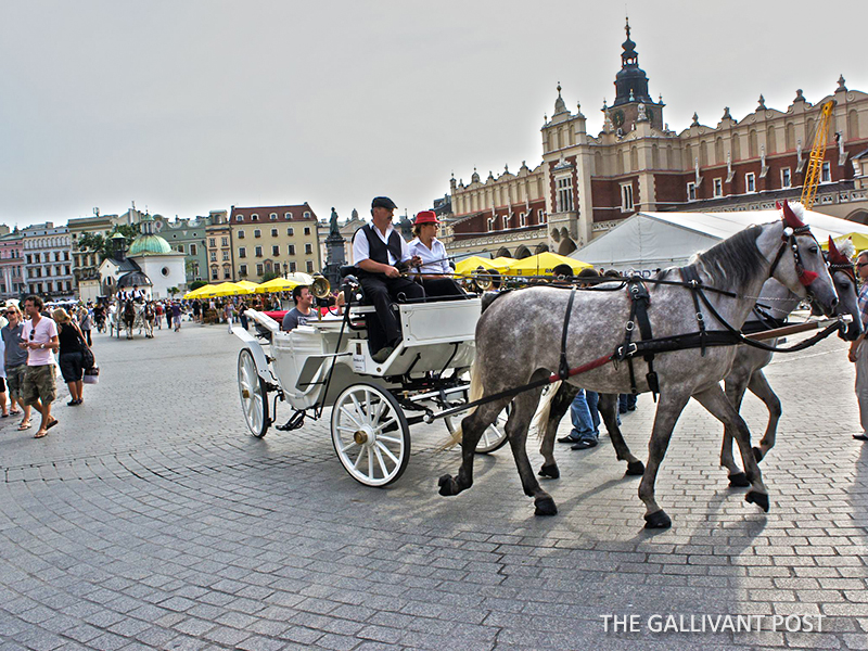 You can ride on horse carriages and pretend you were still in olden times.