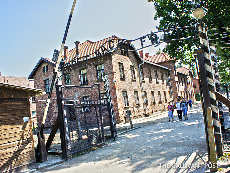 The Auschwitz concentration camp