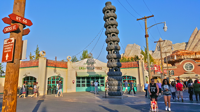 Luigi's flying tires. I'm particularly fascinated by the tower of tires!