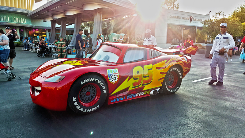 Ka Chow! Get your cameras ready for Lightning Mcqueen!