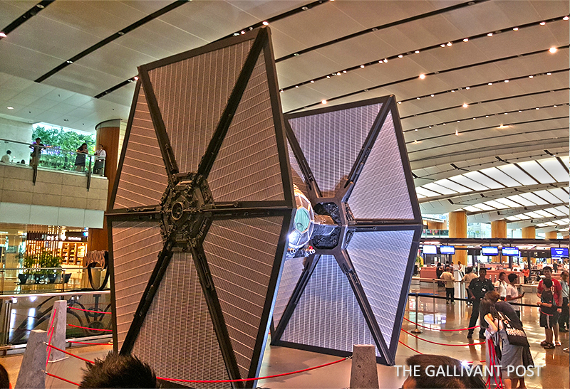 Star Wars Imperial TIE FIghter at Singapore Changi Airport