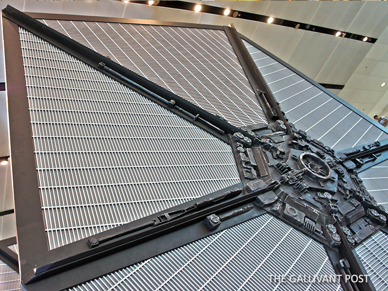 Up close with the TIE Fighter.