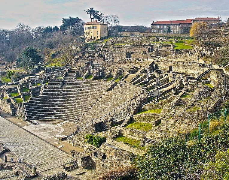 The Ancient Theatre of Fourviere in Lyon