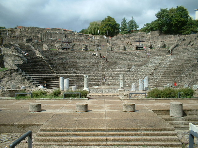 Theatres Romains de Fourviere in Lyon.