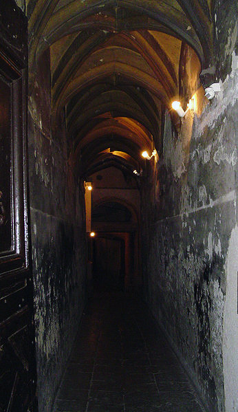 A Traboule passageway in Vieux Lyon.