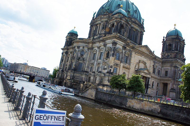 The Berlin Cathedral from across the river