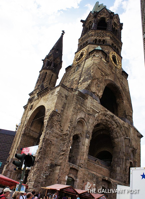 The old church of the Kaiser Wilhelm Memorial Church was built in the late 1800s