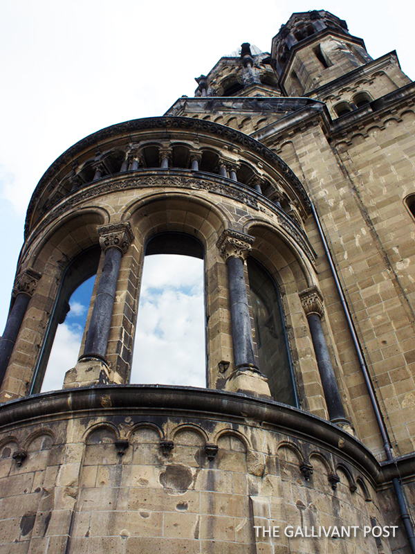 You can still see semblance of beautiful architecture at the Kaiser Wilhelm Memorial Church
