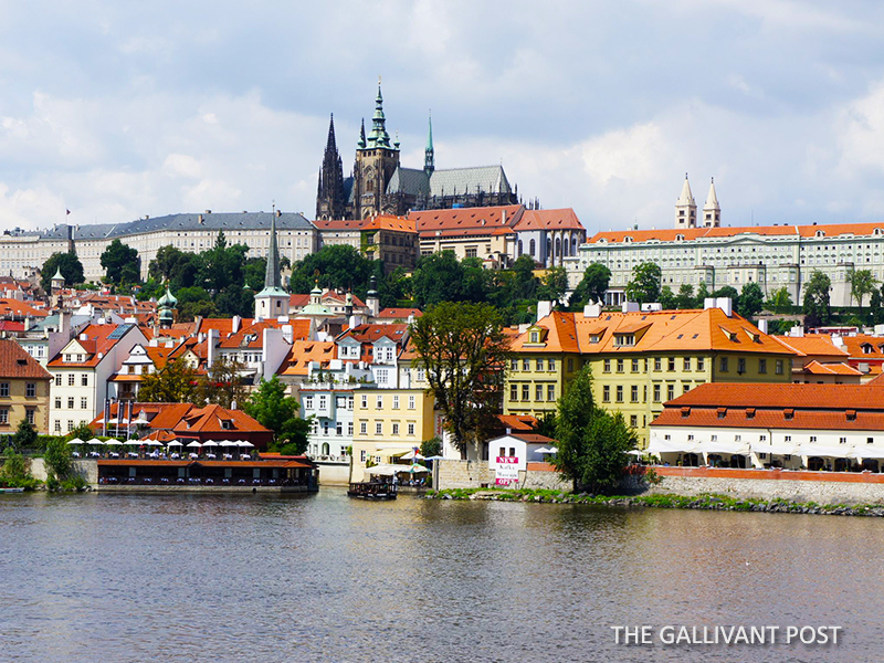 St Vitus Cathedral in Prague from afar