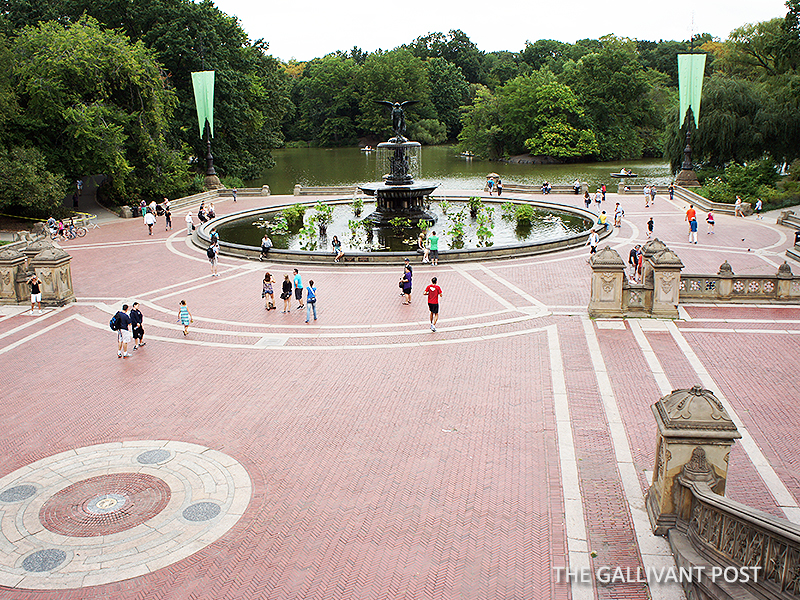 A popular Central Park location- the Bethesda Fountain