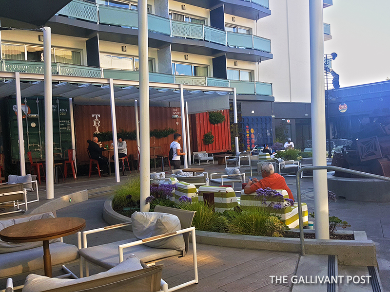 The courtyard is a welcoming delight. It's easy to lose track of time, just relaxing here.