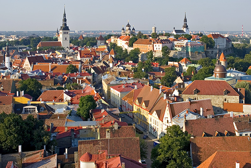 Overview of Tallinn Old Town