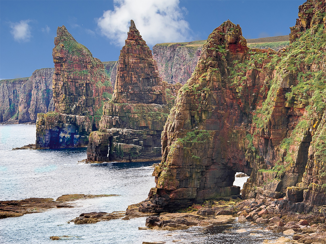 At the Duncansby Stacks