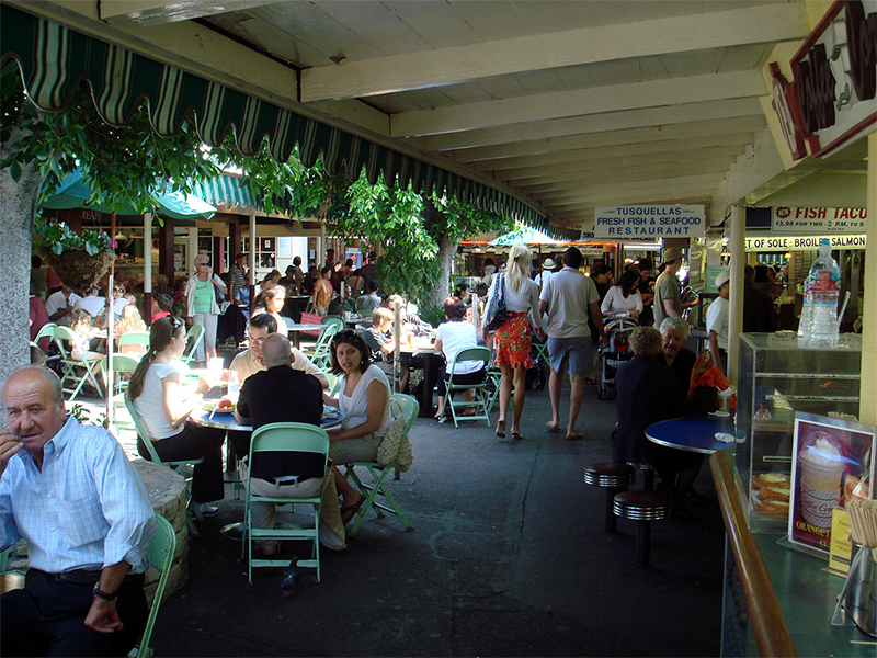 Cuisines from all over the world are represented here.