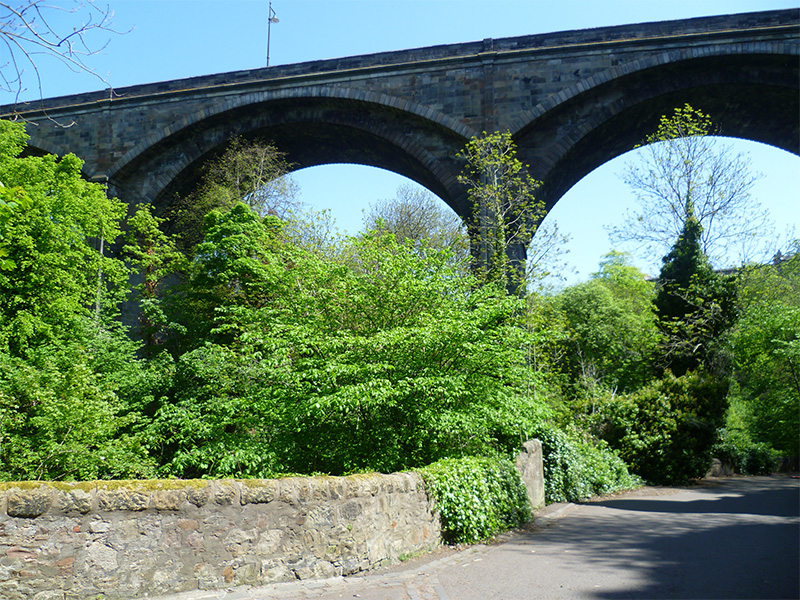 Dean Bridge, with four arches