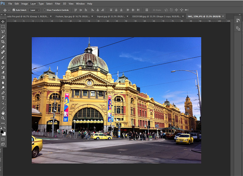 Flinders Station in Melbourne