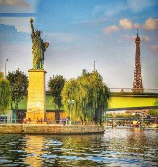 2 icons, sharing one stage. What a sight along the River Seine.  #paris #parissightseeing #parislove #eiffeltower #instaparis #thisisparis #visitparis #jetaimeparis #iloveparis #visitfrance #wanderlust #travelawesome #instatravel #exploretheworld #citiesoftheworld #Travelgram  #travelinspiration #globetrotter #traveladdiction  #travelmemories #traveldiaries #traveljunkie #traveltheworld #worldtraveler #travelbug #travelblogger #travelphoto #travellolife #letsgoeverywhere #iamatraveller