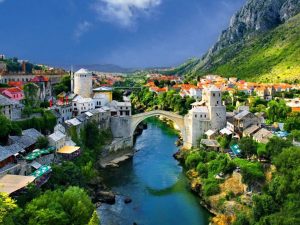 The old town of Mostar