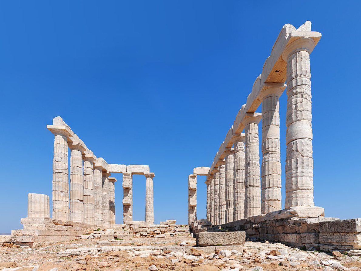 Temple of Poseidon in Cape Sounion